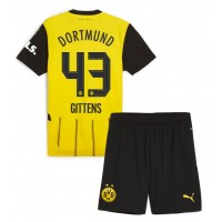 Dětský fotbalový dres Borussia Dortmund Jamie Bynoe-Gittens #43 2024-25 Domácí Krátký Rukáv (+ trenýrky)